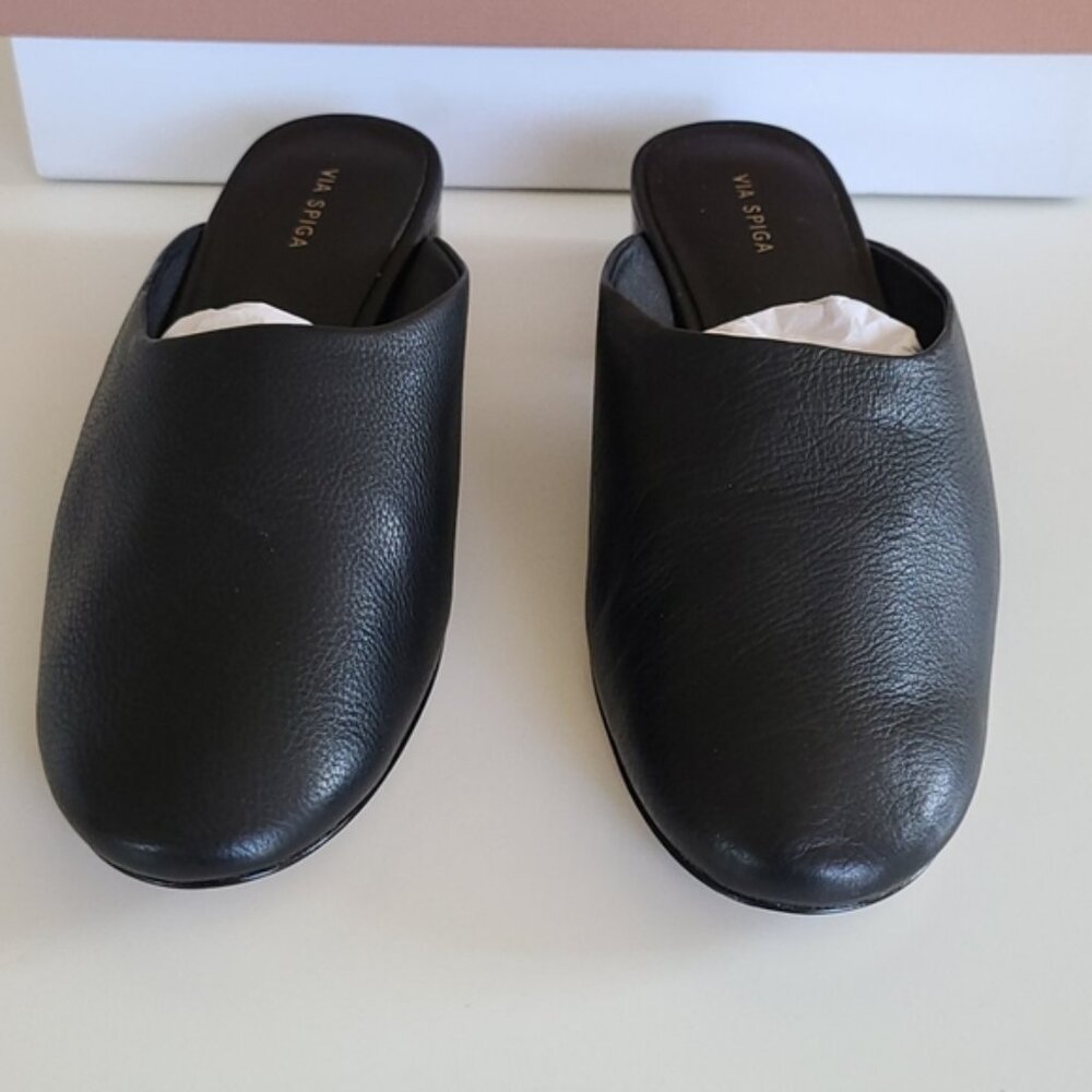 NWT Via Spiga “Chaney” Tortoise Shell Mules – Size 6M (With Box) - Never worn!!